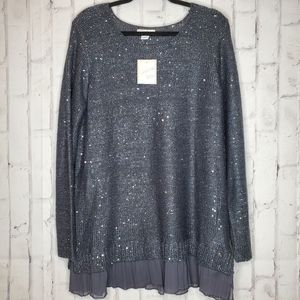 Jaclyn Smith Sequined Sweater NWT